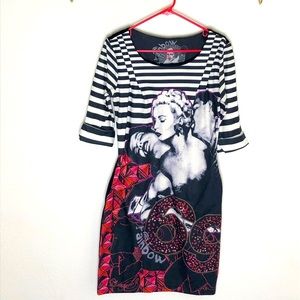 Desigual Pencil Dress Madonna 69